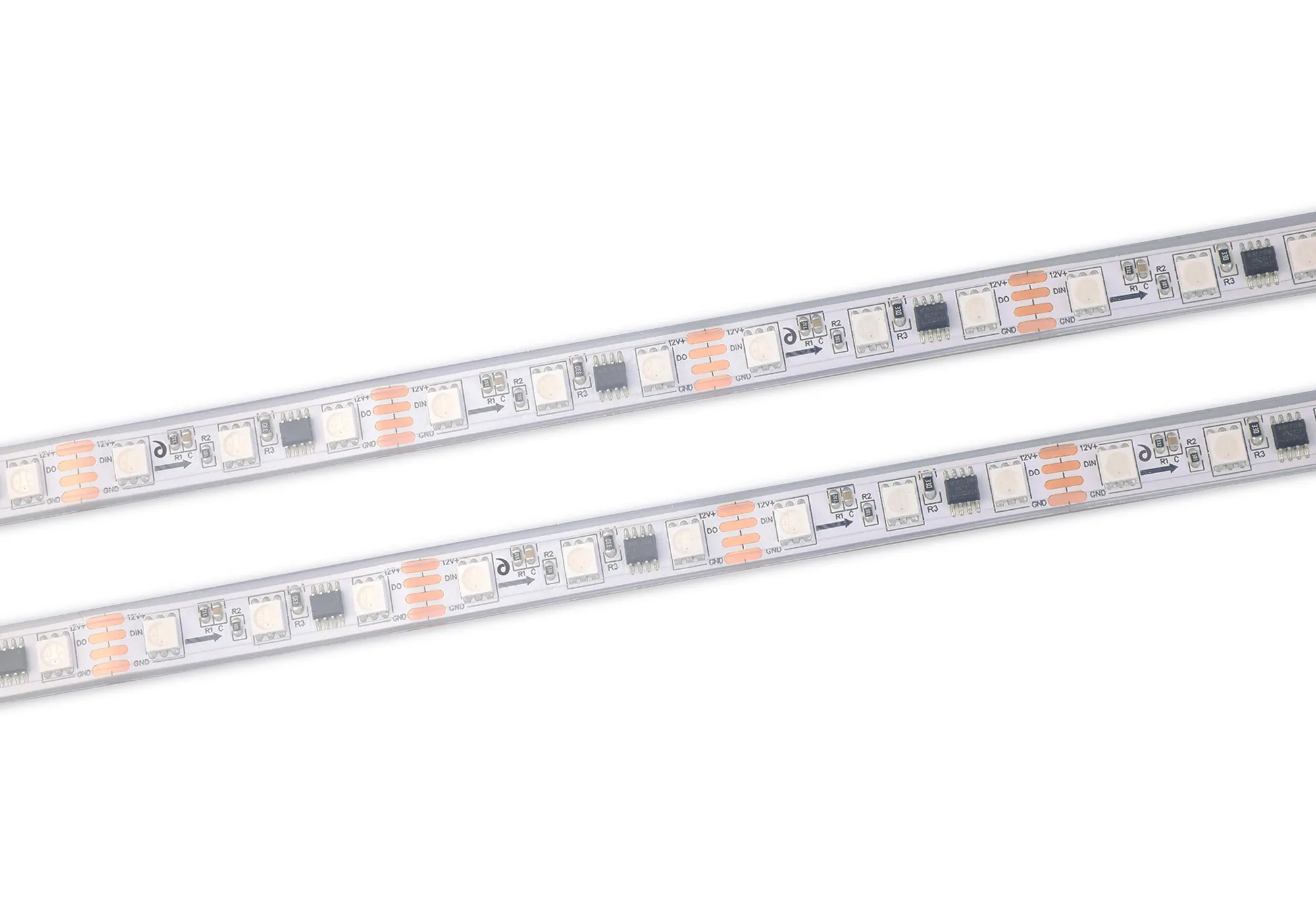 DX700098  Axios Select, 5mx10mm, 12V, 60W , LED Strip, Cuttable:50mm, 60LED/m, SMD 5050, 12W/m, 120°, SPI Pixel RGB, IP65, DRIVER EXC, 3yrs Warranty